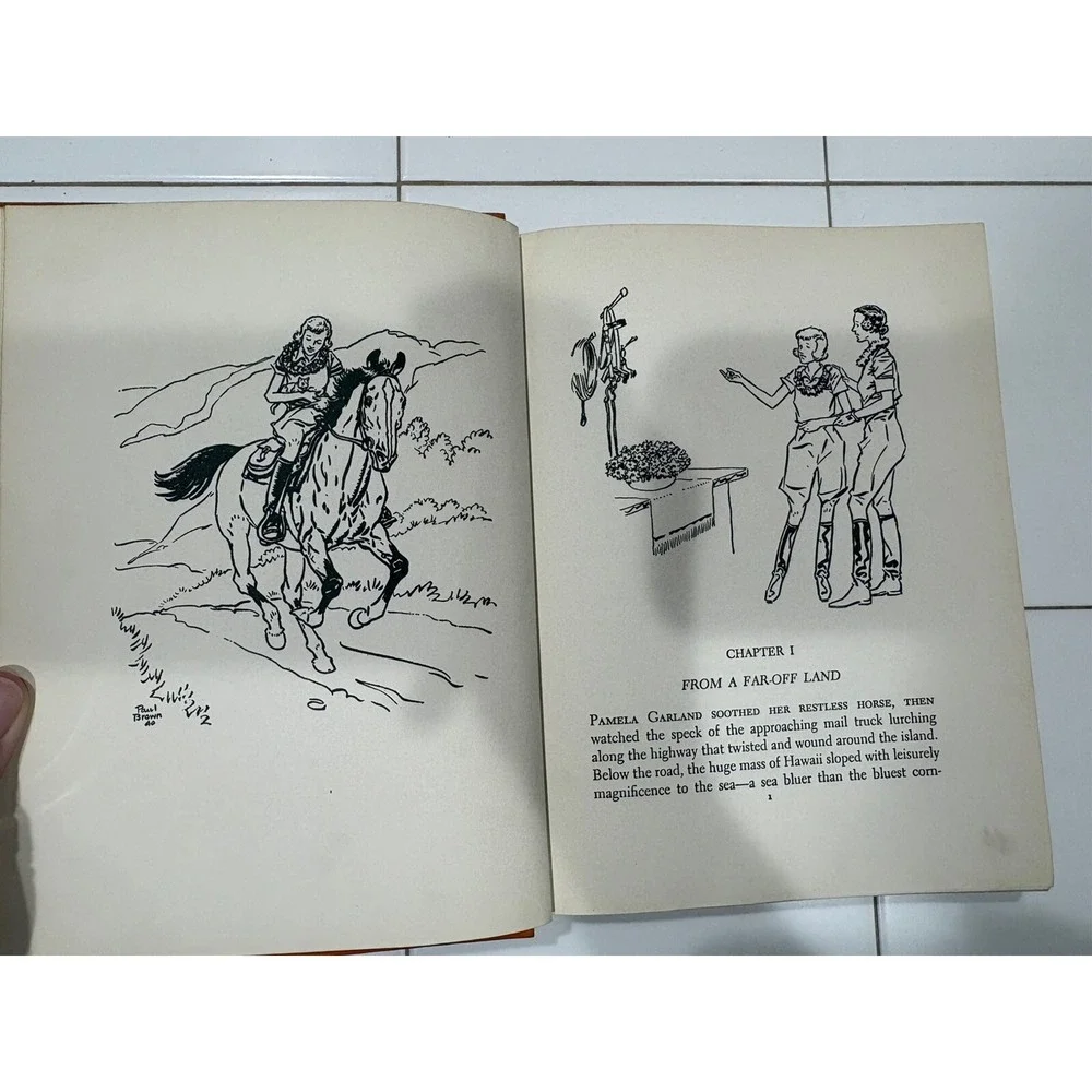 Pam's Paradise Ranch: A Story of Hawaii Armine Von Tempski HC 1940‎ 1st Edition
